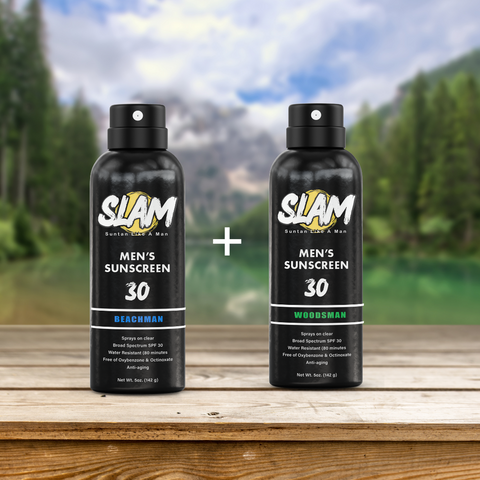 Mens Sunblock Bundle Pack SPF 30- BeachMan & WoodsMan