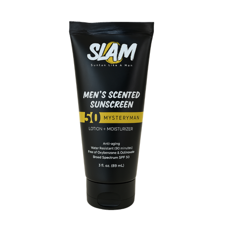 SLAM MysteryMan Sunscreen Lotion